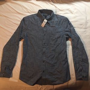Banana republic navy button down